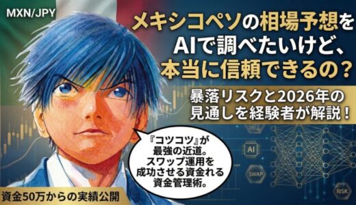 【2026年最新】メキシコペソの相場予想をAIで調査！過去データから徹底検証