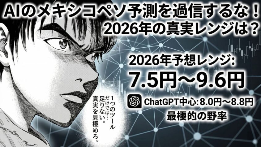 メキシコペソの相場予想をAIで調査した結果