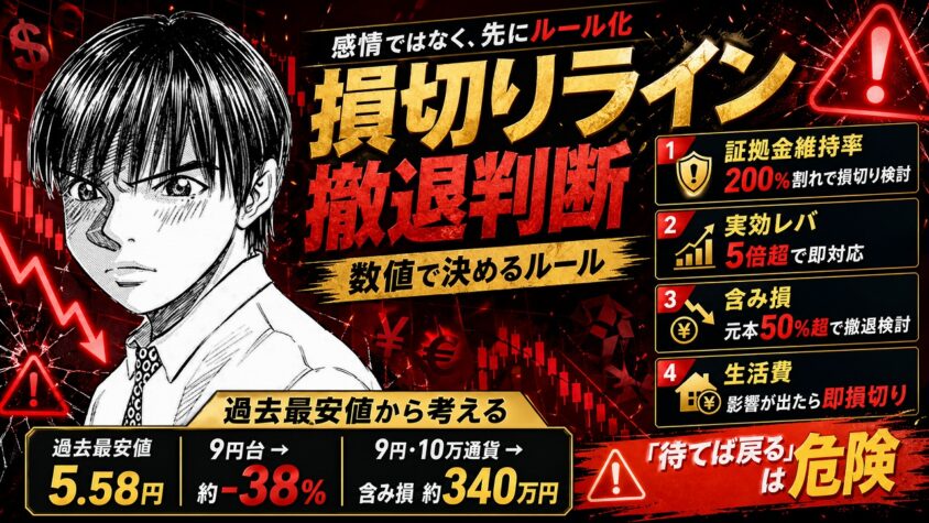 ランド円損切りラインと撤退判断