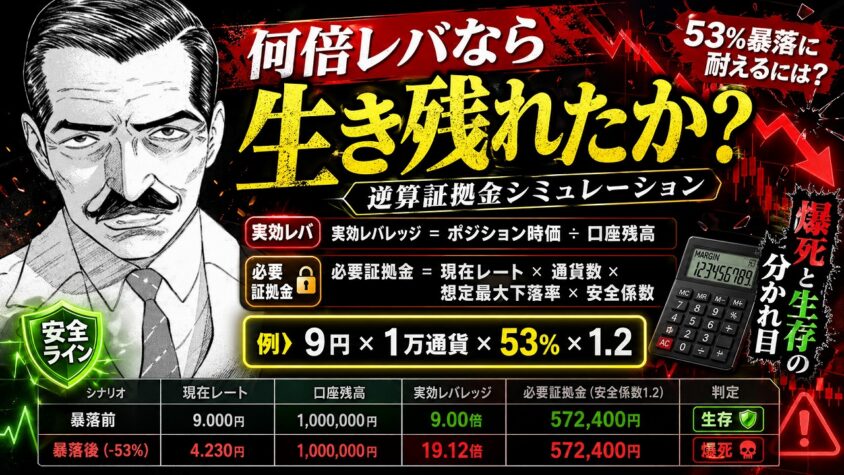 ランド円逆算証拠金シミュレーション