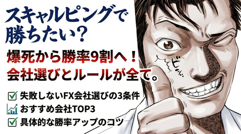 スキャルピングFX会社TOP3