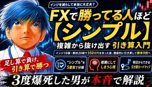 FXで勝ってる人ほど【シンプル】複雑から抜け出す引き算入門