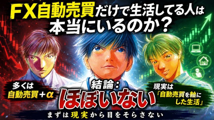 FX自動売買で生活をするぞ