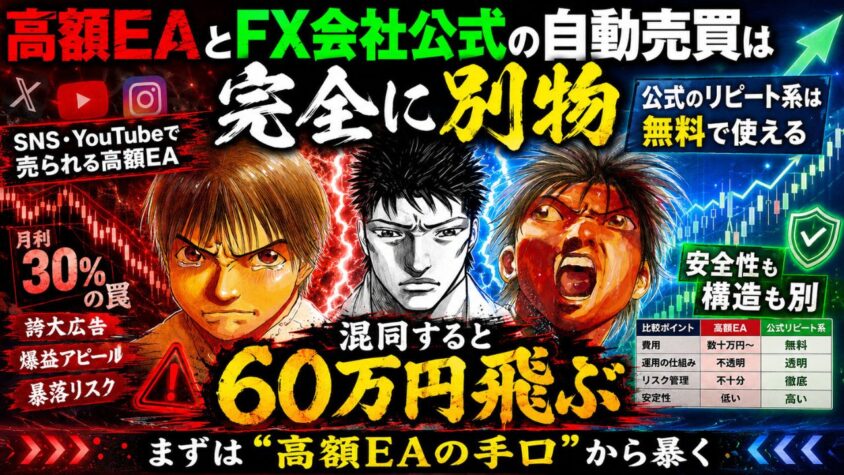 FX自動売買で生活をするぞ