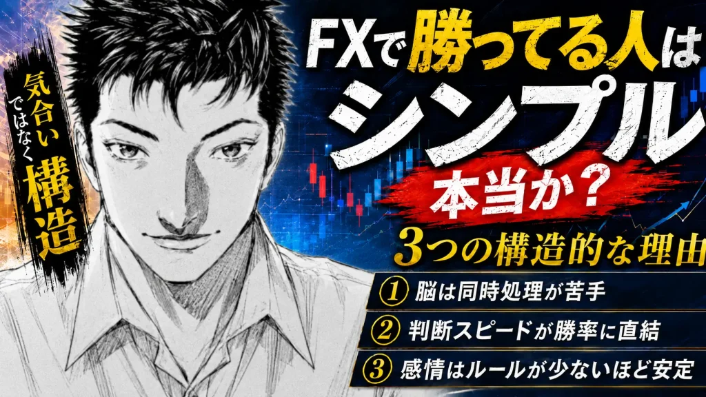 fx 勝ってる人ほどシンプル