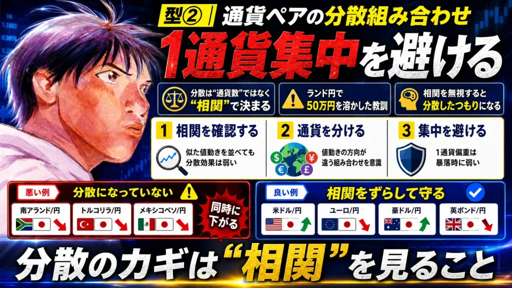 fxスワップポイント組み合わせ