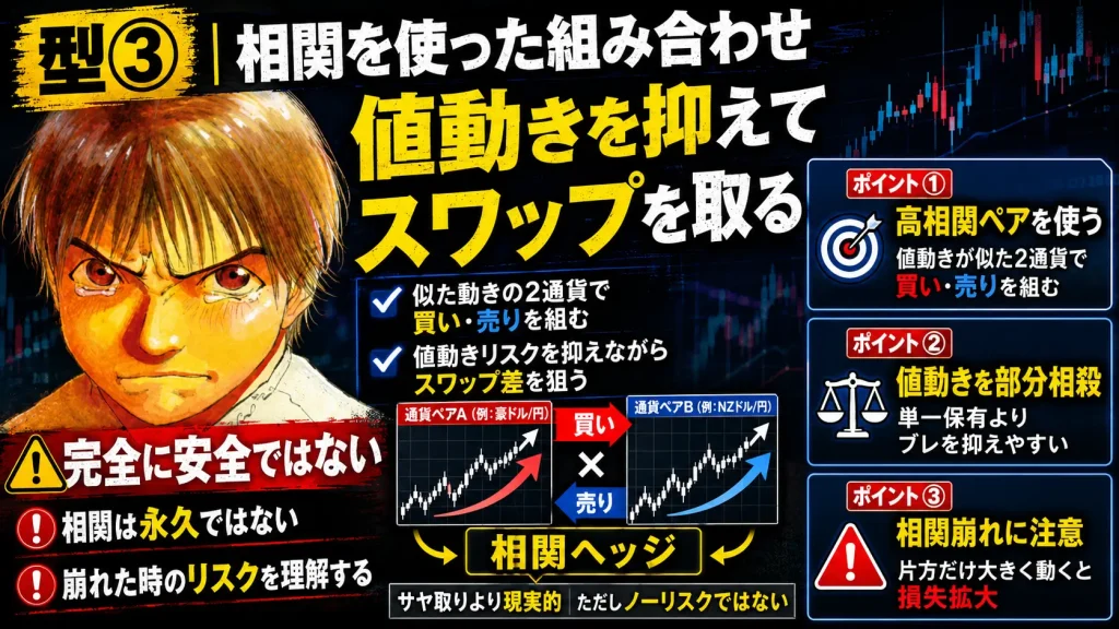 fxスワップポイント組み合わせ
