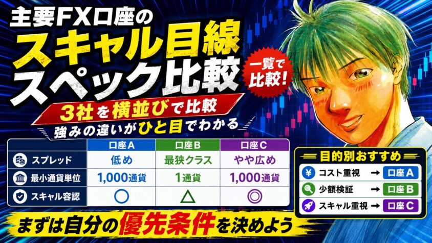 スキャルピング fx 口座