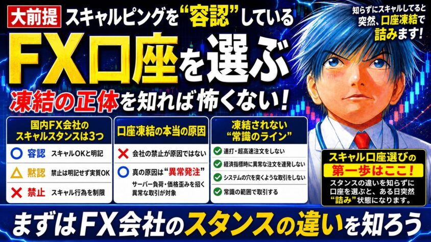スキャルピング fx 口座