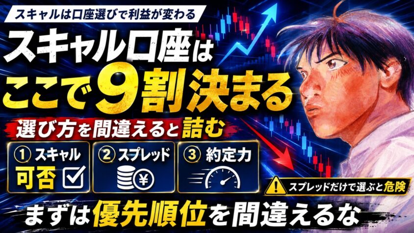スキャルピング fx 口座
