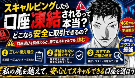 【経験者の結論】スキャルピングのFX口座を実際に比較してわかった本当のおすすめ3社紹介！