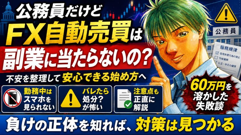 FX自動売買 公務員におすすめ