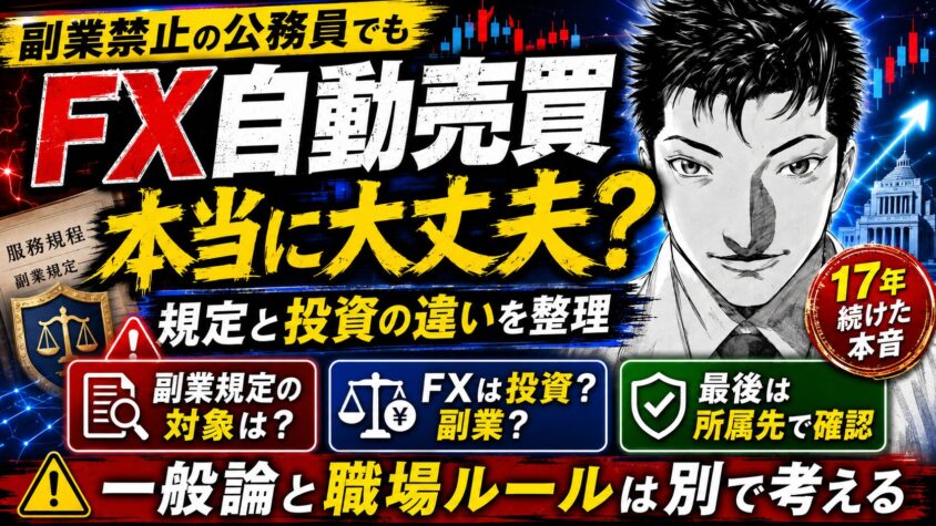 FX自動売買 公務員におすすめ