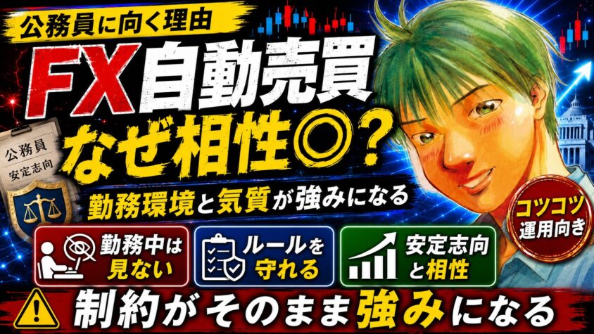 FX自動売買 公務員におすすめ