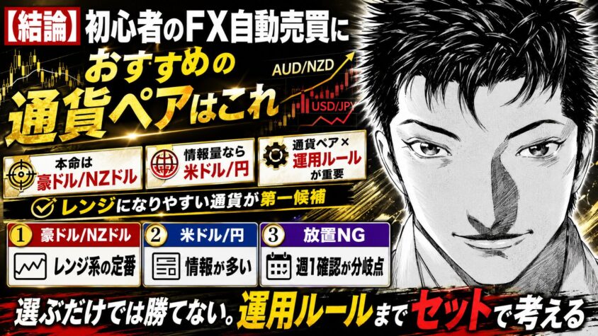 FX自動売買 おすすめ通貨ペア