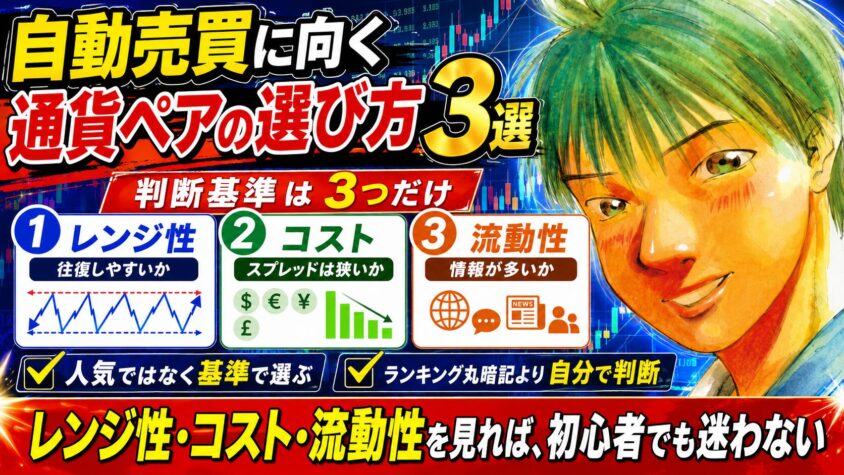 FX自動売買 おすすめ通貨ペア