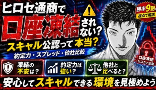 ヒロセ通商はスキャルピングに【最適】理由と最適な通貨ペアと時間帯のコツ