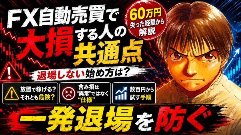FX自動売買 大損しない始め方