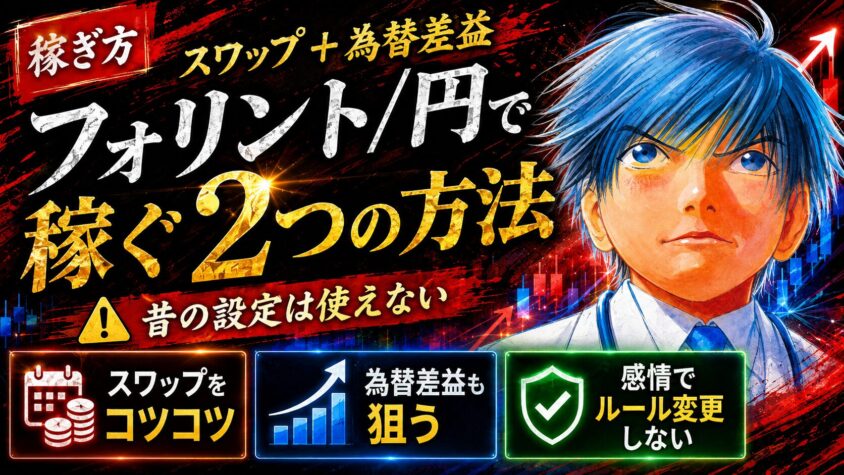 ハンガリーフォリント 高金利 スワップ